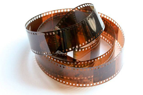 35mm film waiting to be scanned Best negative scanning service in the UK